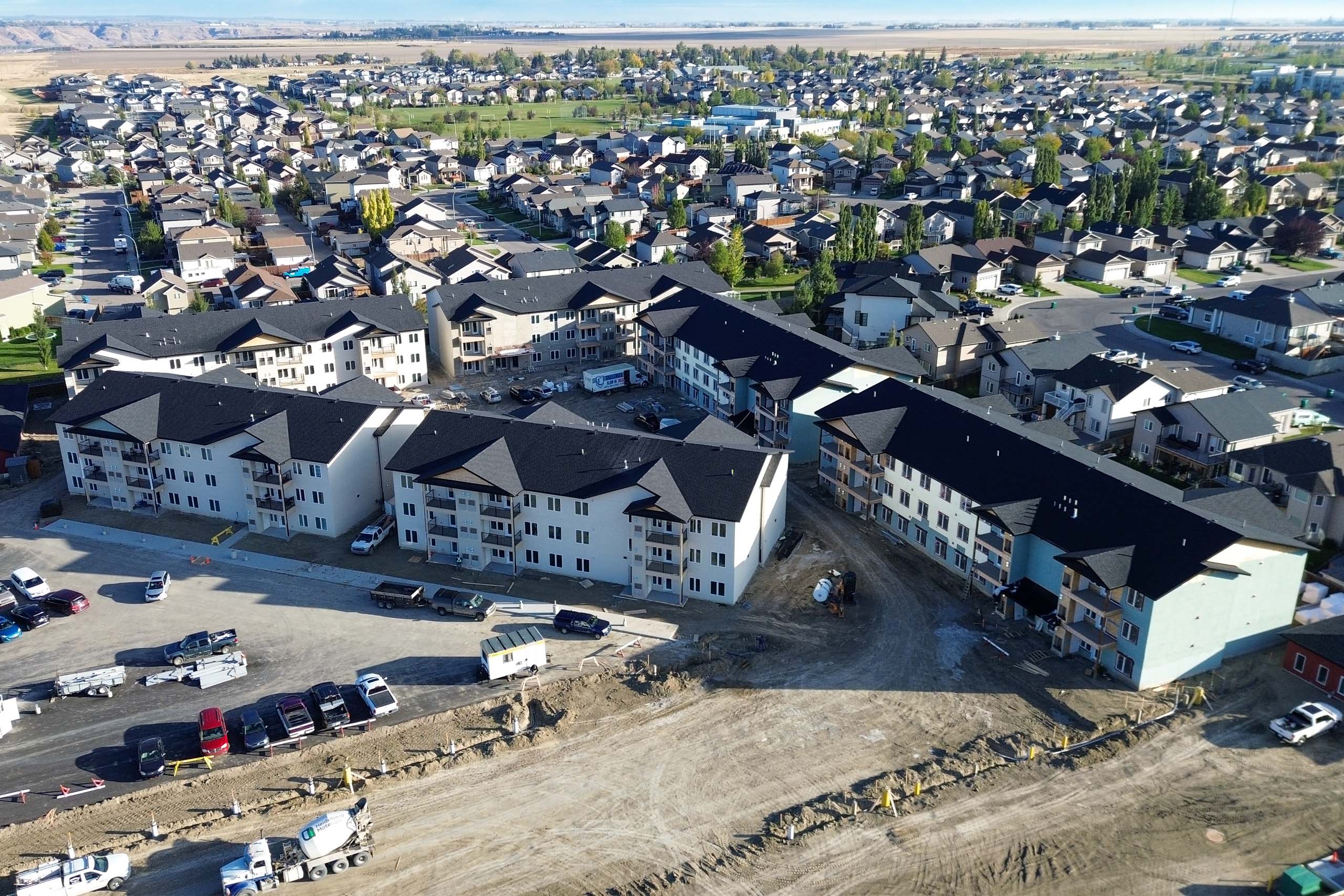 Buffalo Lodge affordable housing complex in Legacy Ridge, Lethbridge — plumbing installation by Top Notch Mechanical