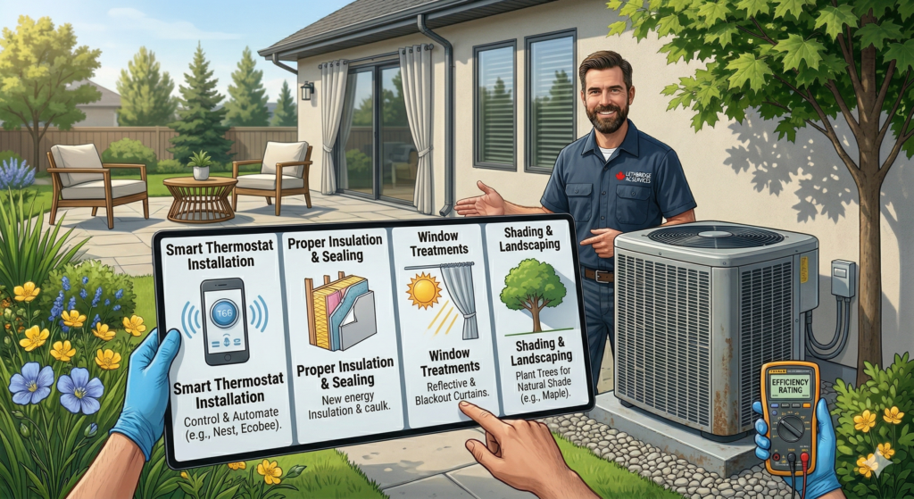How to Lower Your Cooling Costs in Lethbridge This Summer