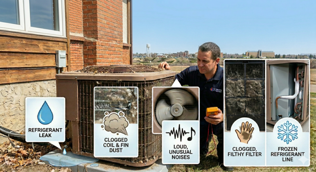 5 Signs Your Air Conditioner Needs Service in Lethbridge Before Summer